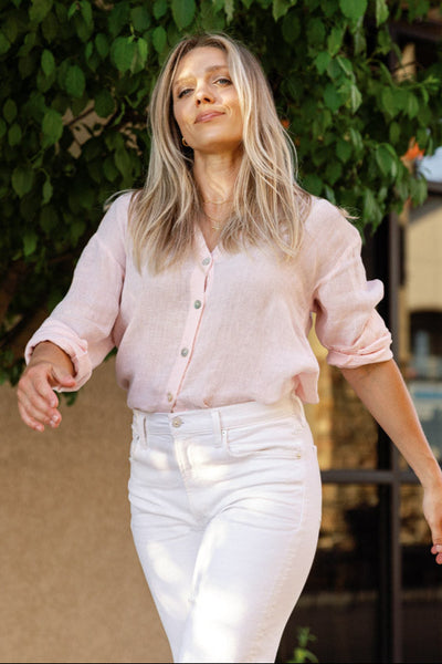 Bella Dahl Linen Boyfriend Button Down