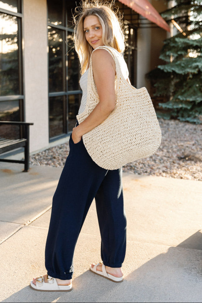 Perfect White Tee Drifter Beach Terry Sweatpant