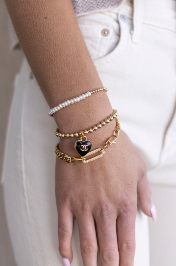 Designer deals heart bracelet