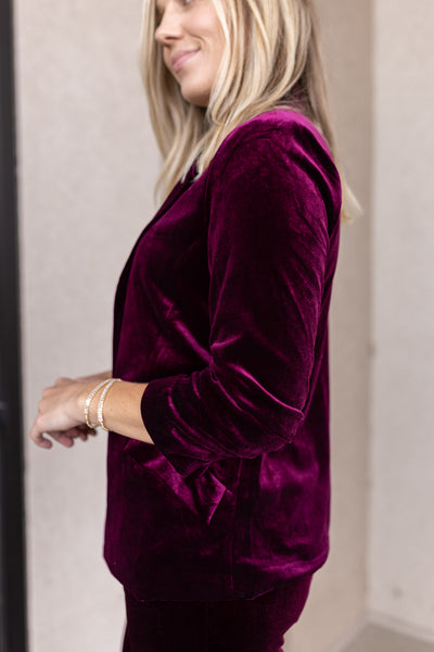 Lisette Velvet Blazer