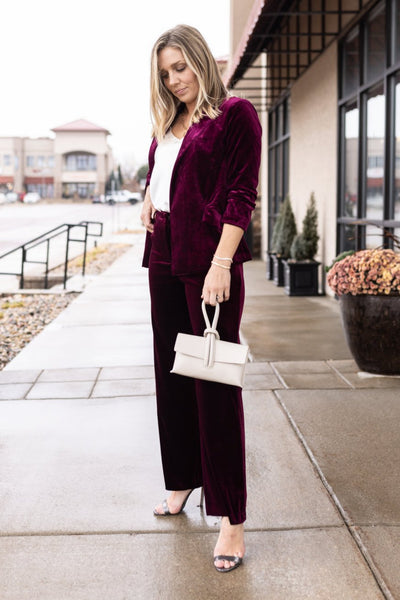 Lisette Velvet Blazer