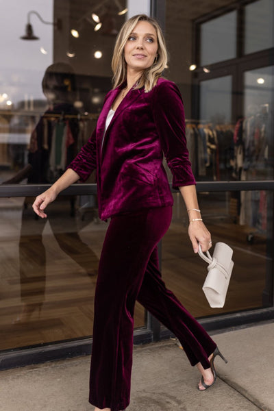 Lisette Velvet Blazer