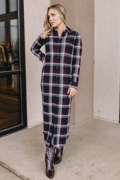 Faherty Legend Maxi Dress, Plaid