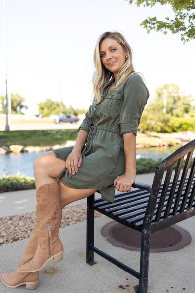 Bella Dahl Utility Shirt Dress
