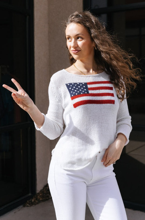 All American Crew Neck Sweater