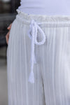 Bella Dahl Cinched Waist Pants w/ Cord Drawstring