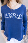 USA V-Neck Sweater