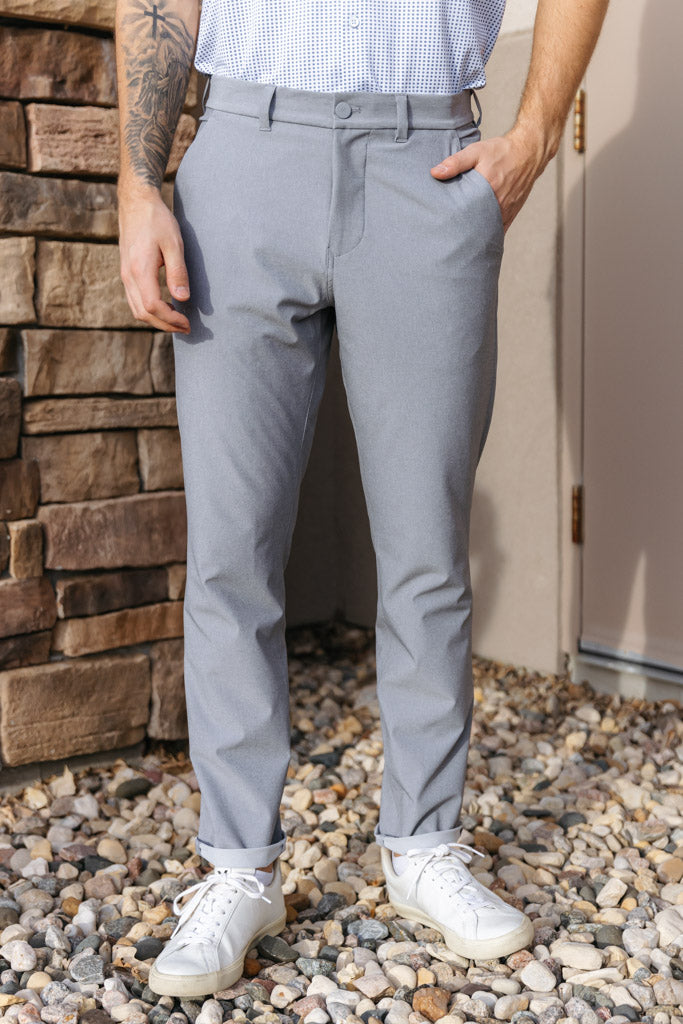 Tucker Athletic Tailored Slim Fit Pant-Rust