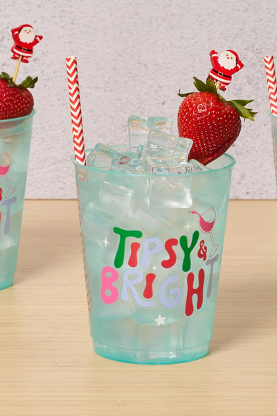 Santa Charcuterie & Drink Picks