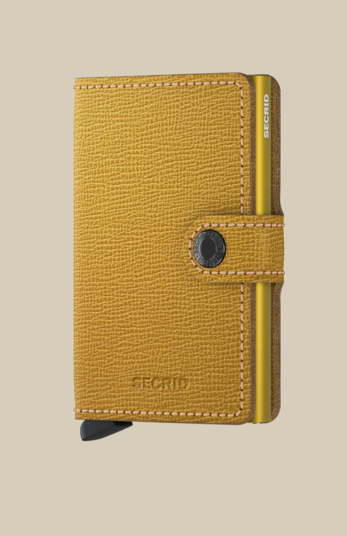 Secrid Miniwallet Crisple, Ochre