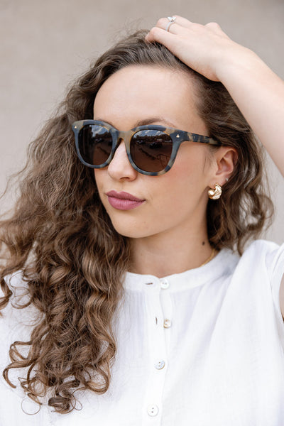 Quilted Hoop Earrings