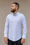 Mizzen & Main Leeward Dress Shirt, White Plus Print