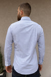 Mizzen & Main Leeward Dress Shirt, White Plus Print