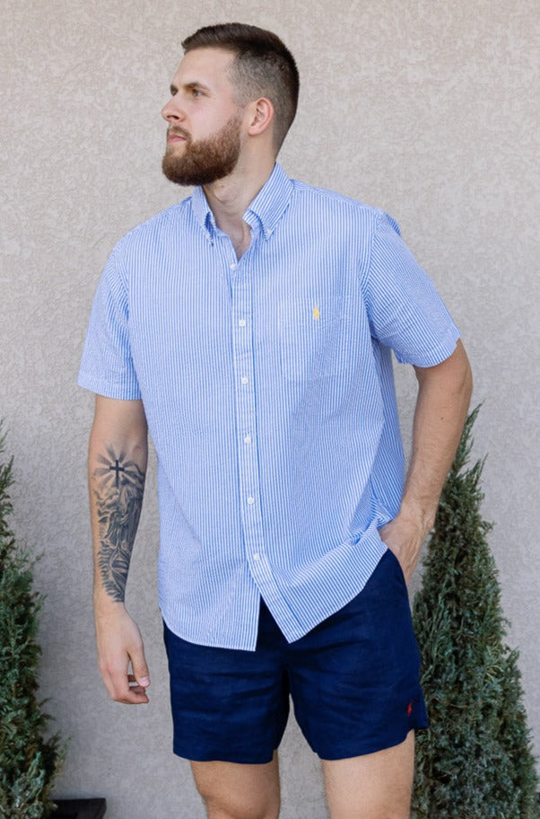 Polo Ralph Lauren Short-Sleeve Button-Down Shirt - Mens