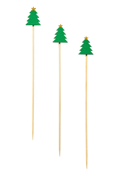 Christmas Tree Charcuterie & Drink Picks