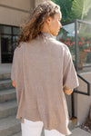 Pre-Order Bisset Loose Fit Mock Neck Sweater