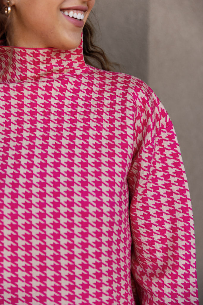 Kat Houndstooth Sweater