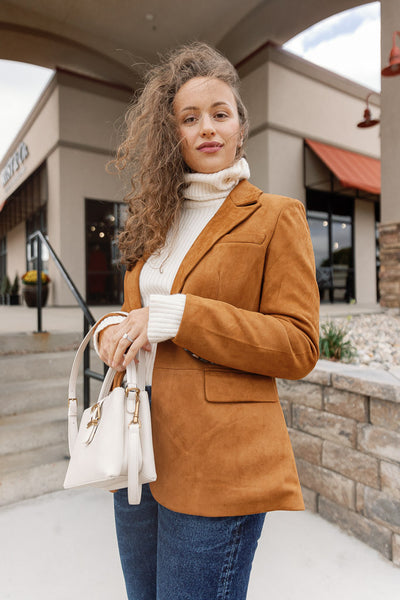 Janie Ribbed Turtleneck Sweater