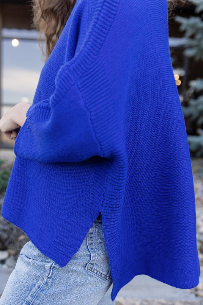 Blakely Sweater, Royal Blue