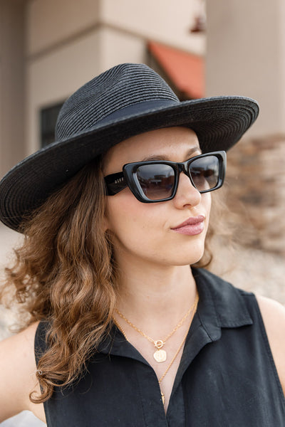 Aura Sunglasses, Black