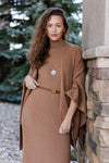 Serenity Sweater Wrap, Camel