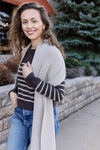 Italian Knit Rib Chunky Long Scarf/Wrap