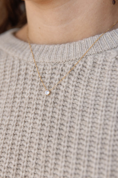 Solitaire Necklace