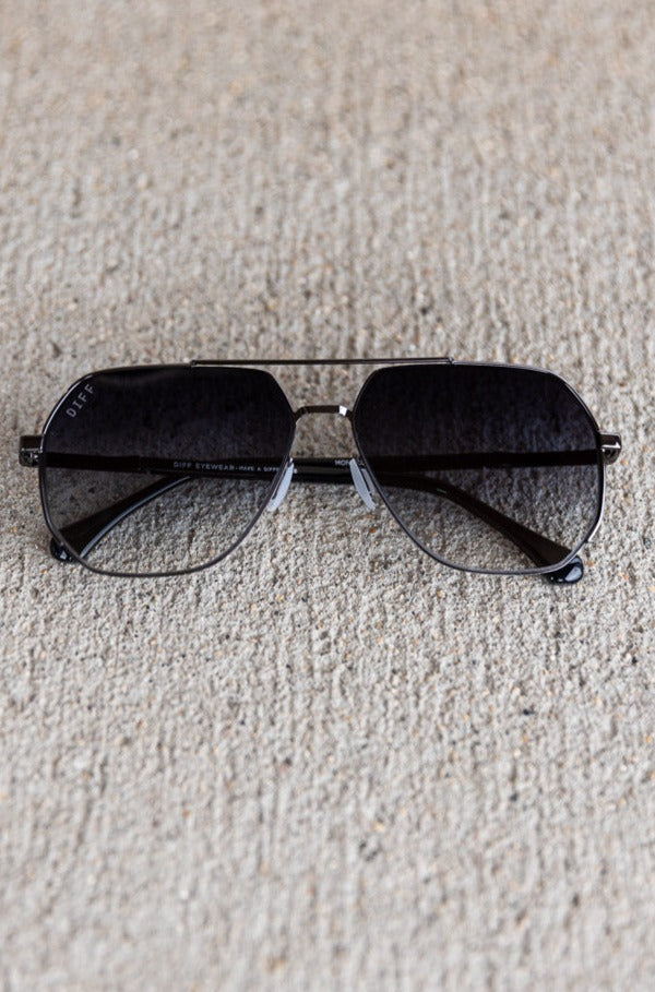 Monaco Sunglasses, Antique Gunmetal