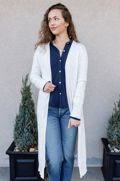 Stella Cable Knit Cardigan