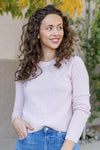 Blakely Cashmere Sweater, Quartz