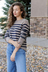 Sloane Striped Cashmere Sweater