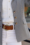 Veronica Beard Berkshire Houndstooth Dickey Jacket