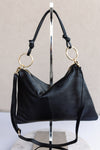 Drew Leather Bag, Black