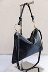 Drew Leather Bag, Black