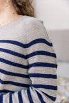 Sloane Striped Cashmere Sweater