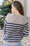 Sloane Striped Cashmere Sweater