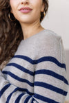 Sloane Striped Cashmere Sweater