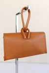 Luca Wristlet Hand Bag, Camel