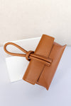 Luca Wristlet Hand Bag, Camel