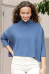 Abby Mock Neck Boxy Sweater