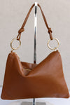 Drew Leather Bag, Camel