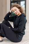 Spanx Air Essentials Half Zip Pullover, Black