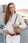 Dolce Vita Audri Suede Hand Bag