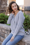 Pacific Cashmere Cardigan, Heather Grey