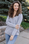 Pacific Cashmere Cardigan, Heather Grey