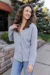 Pacific Cashmere Cardigan, Heather Grey