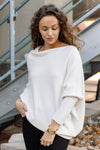 PRE-ORDER Kai Asymmetric Sweater, Ivory