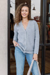 Pacific Cashmere Cardigan, Heather Grey