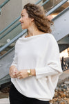 PRE-ORDER Kai Asymmetric Sweater, Ivory