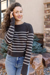 Blakely Striped Cashmere Sweater